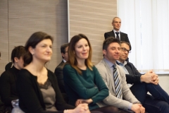 Laura Menegaldo, Caterina Aliverti, Mauro Volonte' (Presidente Ordine di Como), Andrea Veronesi, Pietro Vassalli (sullo sfondo)